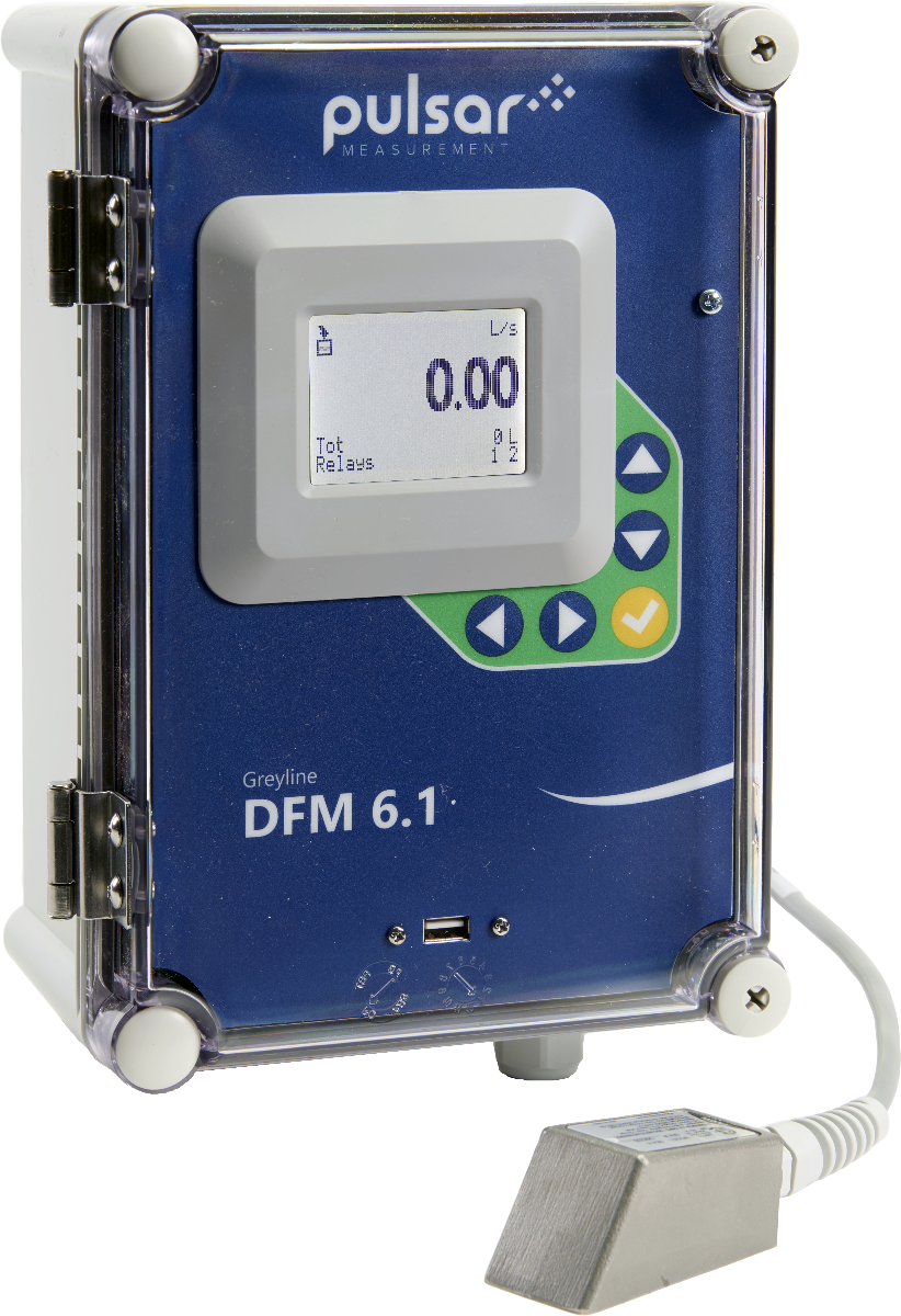 DFM 6.1 Doppler Flow Meter Clamp-on Flow Measurement